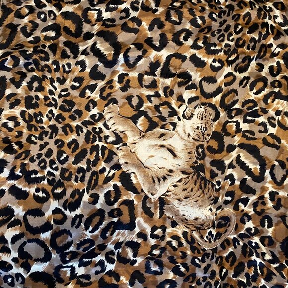 SUNKYUNG SA‎ Animal Print Scarf - Vintage - Picture 4 of 4